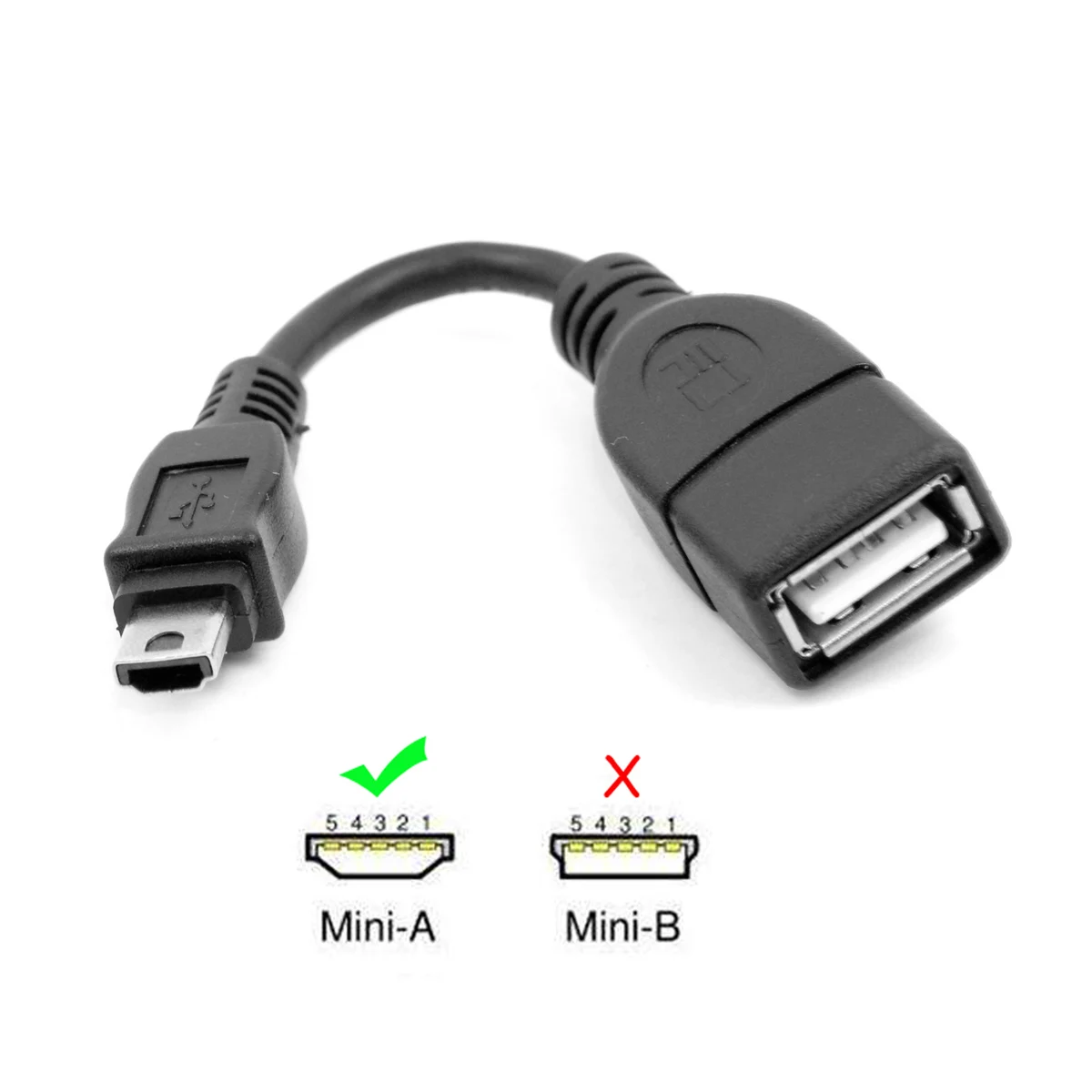 CY Chenyang USB2.0 OTG Хост-Кабель Mini USB тип A для мама 2010 Handycam DV DC | Электроника