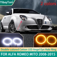 super brightest durable warranty smd cotton light switchback led angel eye halo ring drl kit for for alfa romeo mito 2008 2015