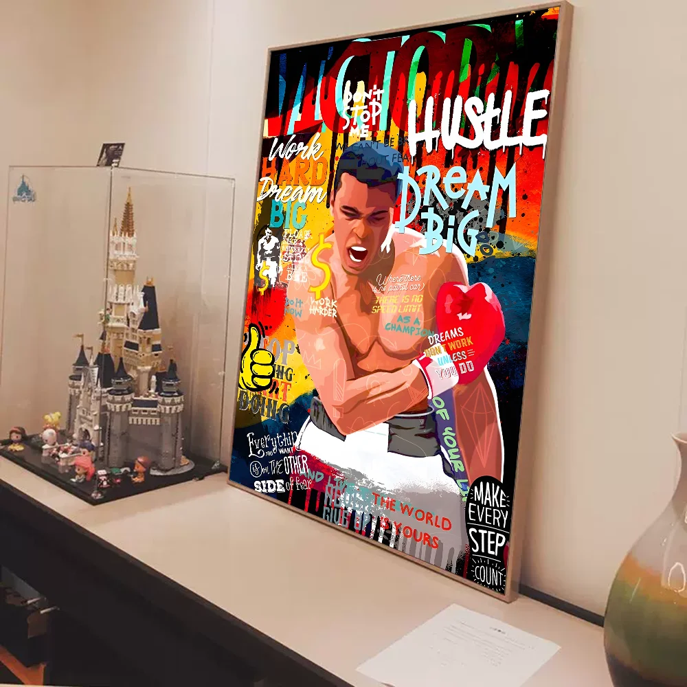 Muhammad Ali Canvas Painting Famous Boxer Inspirationa Good Quality Prints And Posters HD Poster Wall Art Study