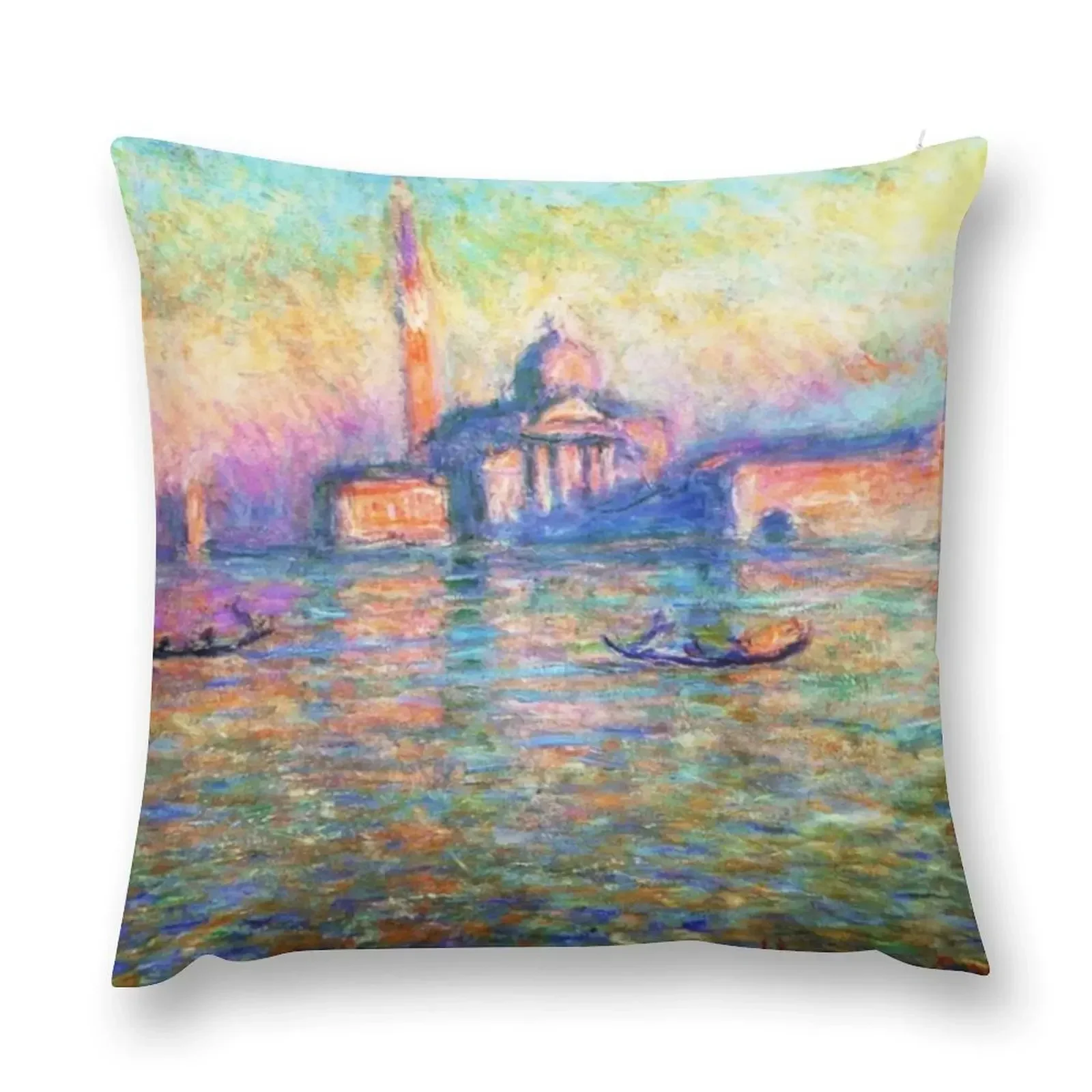 Подушка Claude Monet Church of San Giorgio Maggiore at Dusk