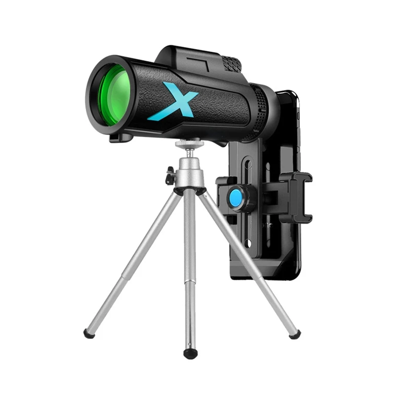 

Monocular Telescope 12x50 High Power Monocular for Bird Watching Adults Smartphone Holder / Tripod Optional Durable