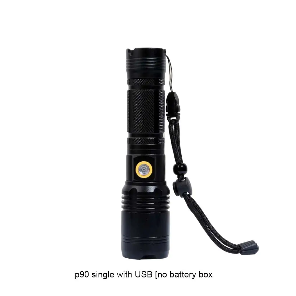 

Diving Torch Pocket Flashlight Dive Supplies Pocket Size Zoomable Hardness 50W Adjustable Shockproof Outdoor Lighting