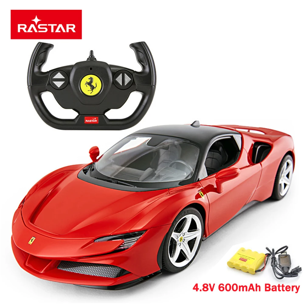 

RASTAR Ferrari SF90 Stradale RC Car 1:14 4.8V 600mAh Battery Remote Control Car Model Auto Machine Vehicle Toy For Childs