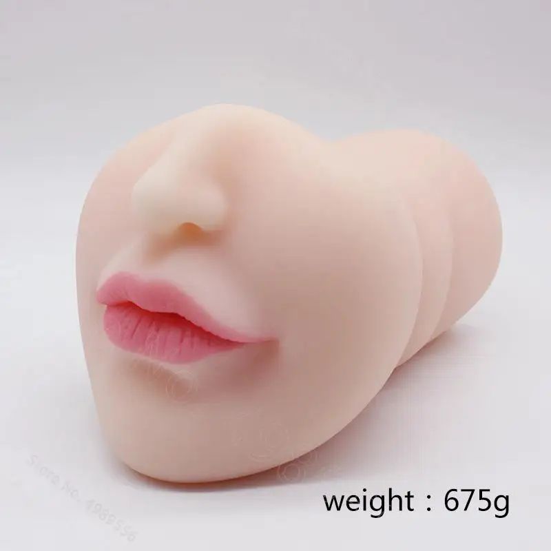 Секс игрушки для мужчин 3D глубокий горло рот минет мастурбатор мягкий язык оральный стакан мастурбация самолет киска карманная вагина.