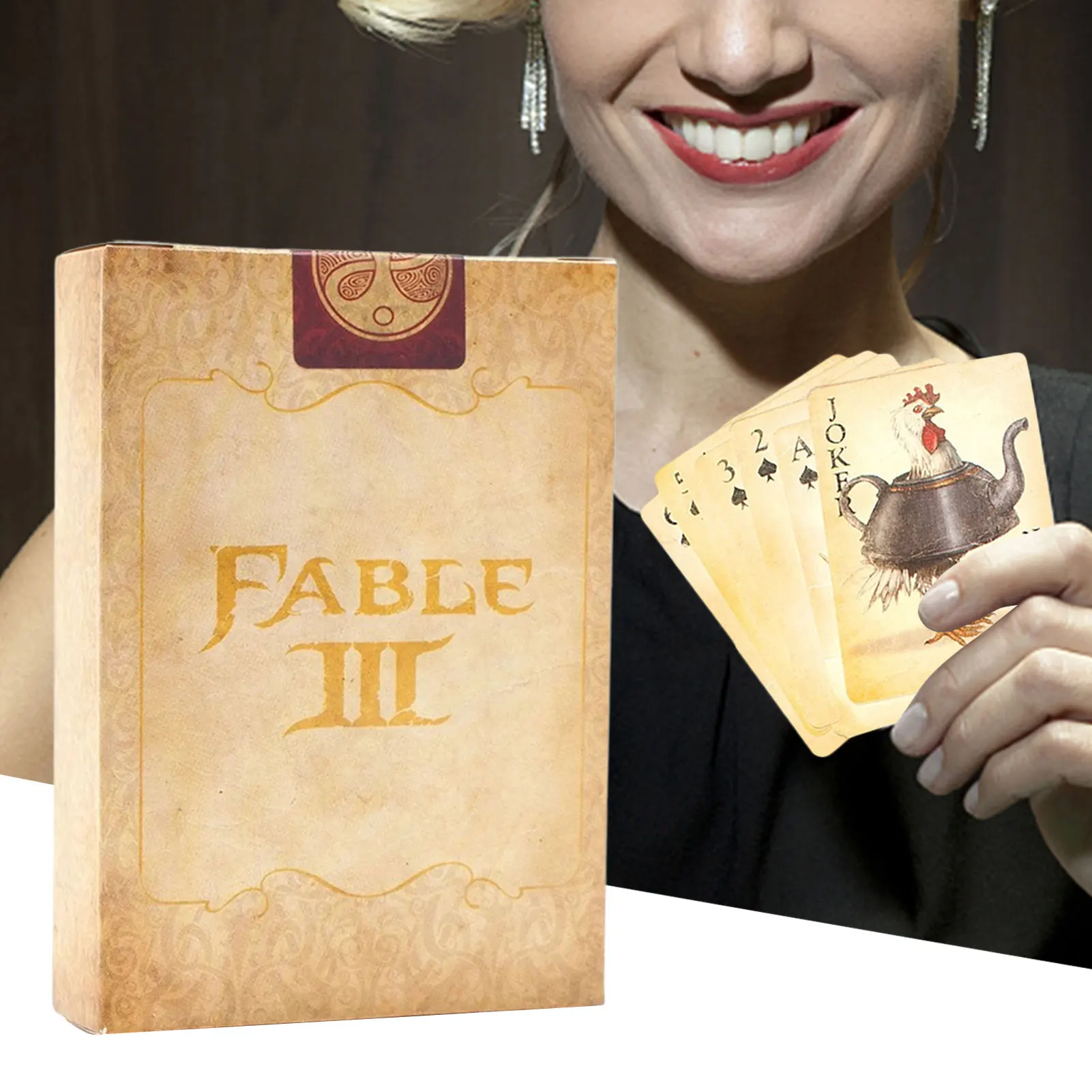 

54PCS Poker Playing Cards Retro Card Games Gods And Ghosts Card Game Limited Edition Good Quality Playing Cards Game For Adults