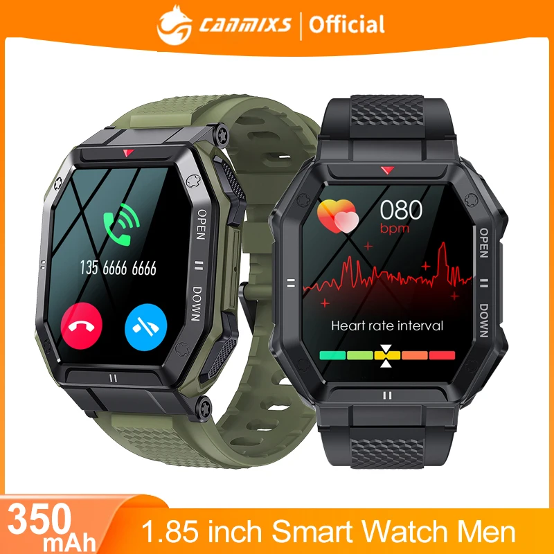 

CanMixs 2023 NEW Smart Watch Men K55 Bluetooth Smartwatch For Men Health Monitor Waterproof Watch For Android IOS Custom Dial