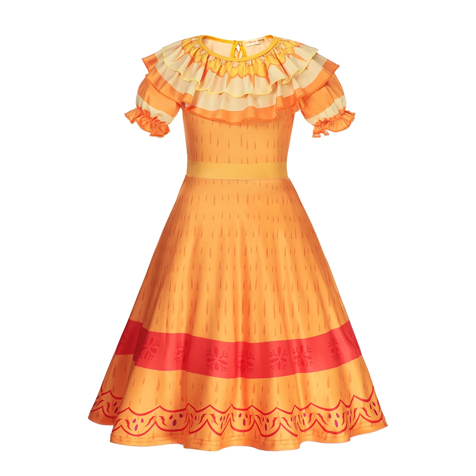 Новое милое платье Карнавальные Платья принцессы для девочек детское на день