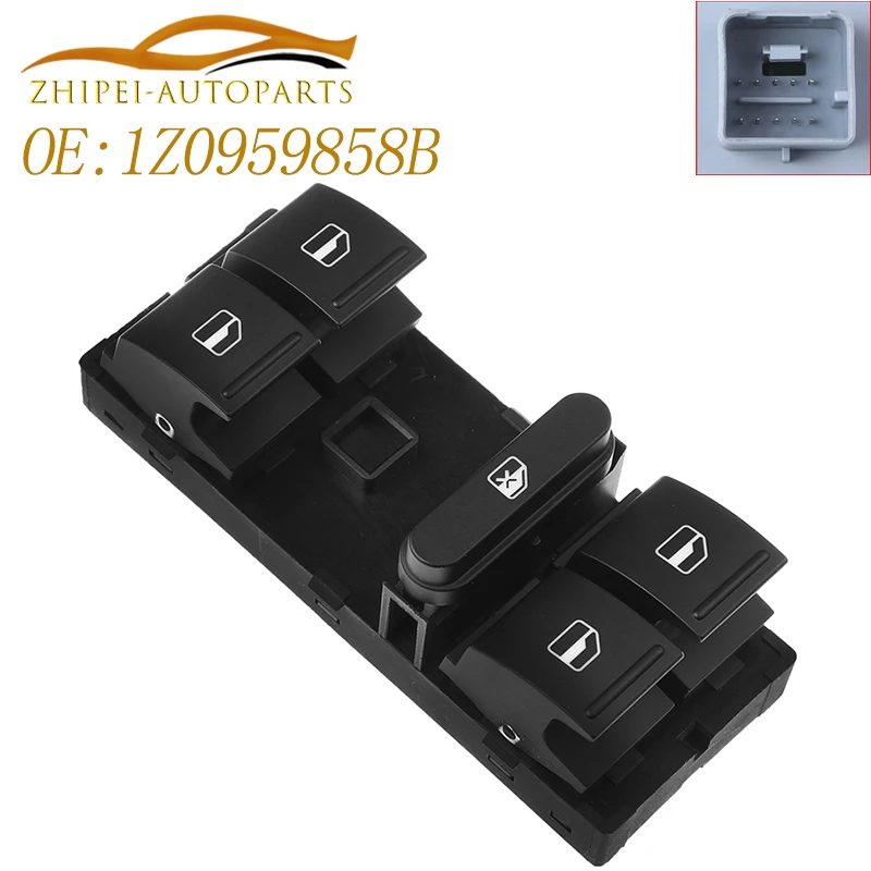 

1Z095985 8B кнопка управления главным стеклом автомобиля 1Z0959858A 1Z0959857 5LD959858 для Skoda Fabia Octavia Superb Yeti
