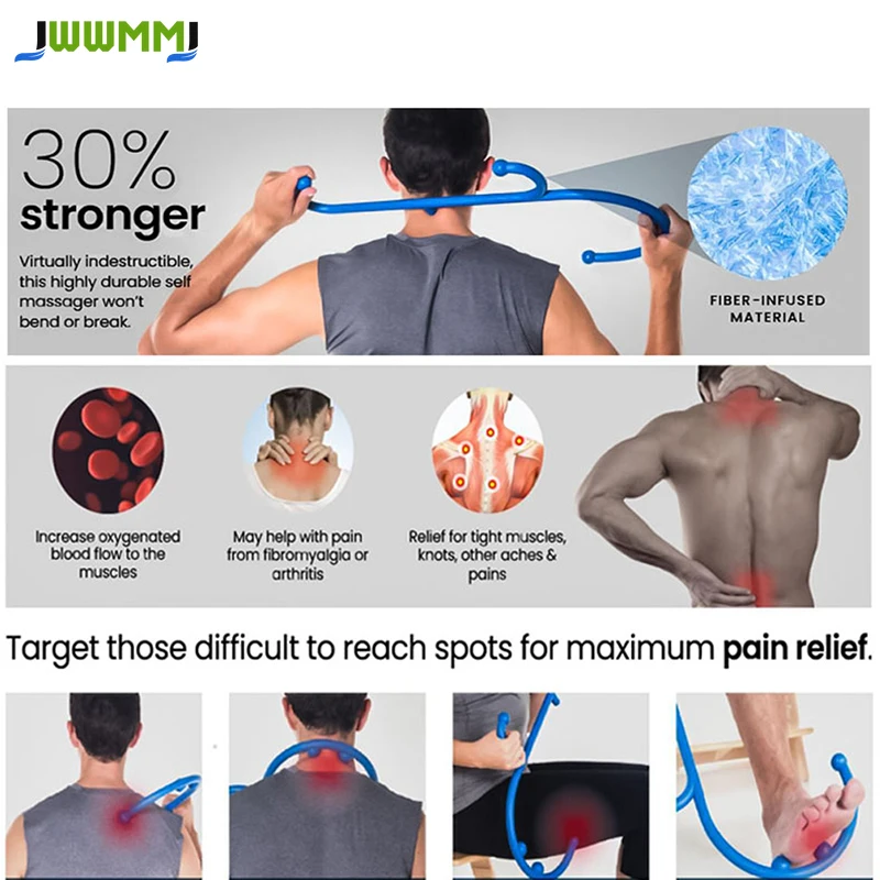 LiBa массажер для спины и шеи инструменты массажа триггерных точек облегчения боли