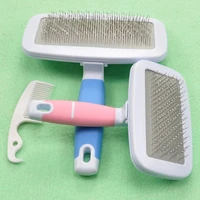 pet needle combs small medium dog hair brushes hair removal knotting comb grooming supplies for dogs cats pets accessories