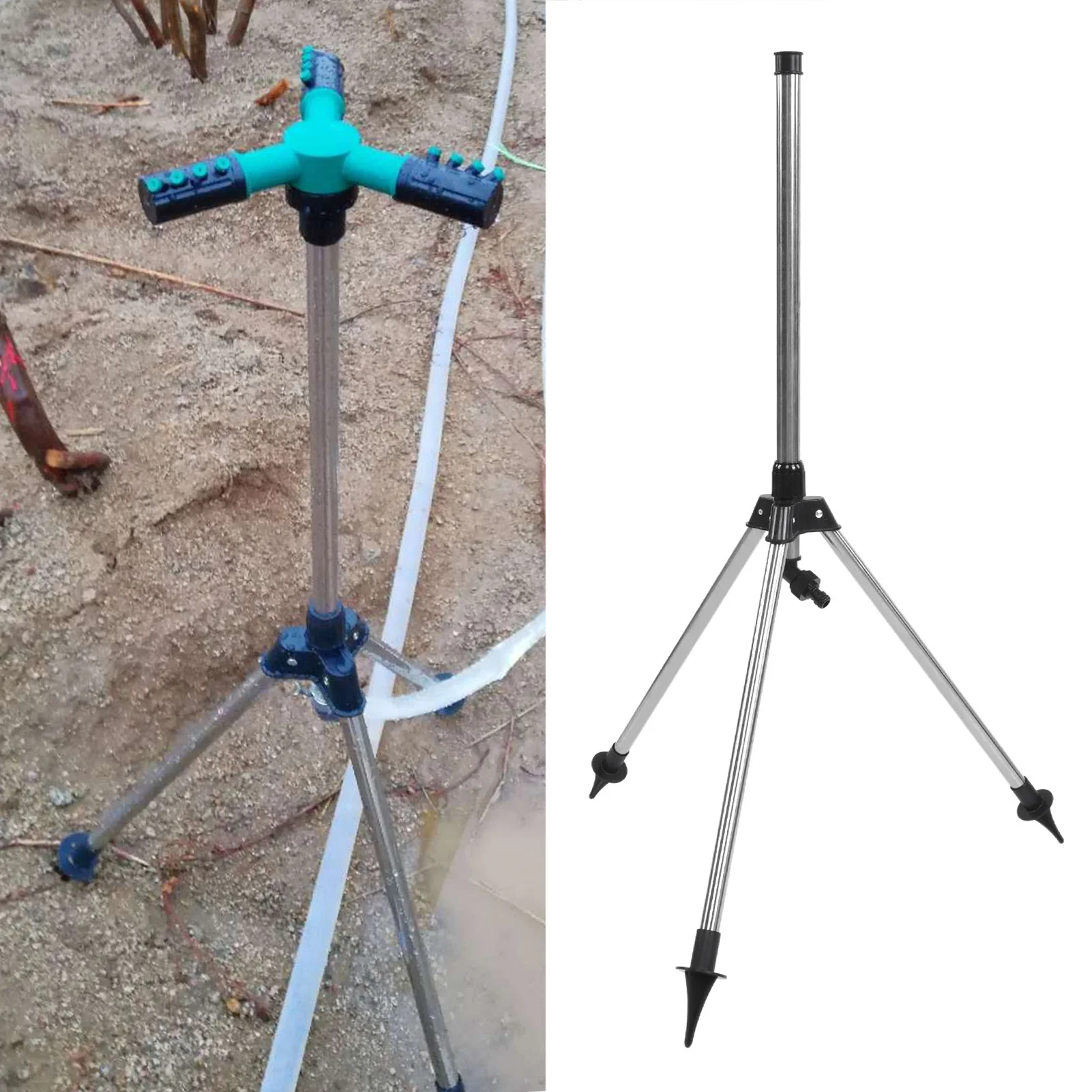 Трипод для полива растений штатив с резьбой G1/2 дюйма сада двора патио газона