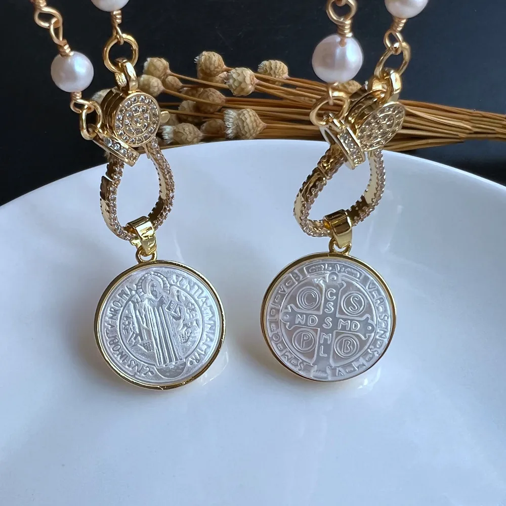 Акция! Ожерелье женское из натурального пресноводного жемчуга диаметром 21 мм -