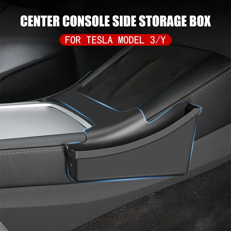 

Central Control Side Storage for Tesla Model 3 2017-2022 Model Y 2021-2022 Mobile Phone Storage Box Car Interior Accessories