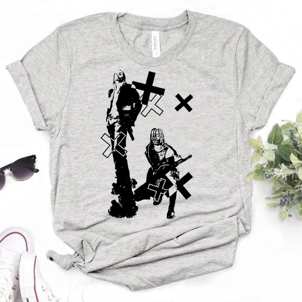 

y2k print tshirt women comic t-shirts female manga comic clothing