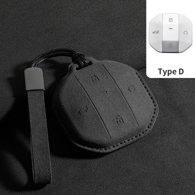 

Замшевый чехол для автомобильного ключа Jetour Freer Freedom T2 Freer Traveller T1 2025+, чехол с дистанционным управлением, брелок, аксессуары, защита от царапин