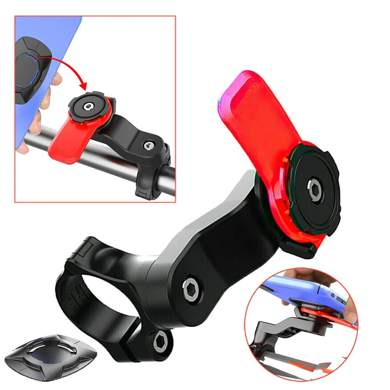 

Twist Mountain Cradle Cycling Phone Holder Device Kit 360° Rotable Universal Motorcycle Handlebar Stem Hold Twist Lock