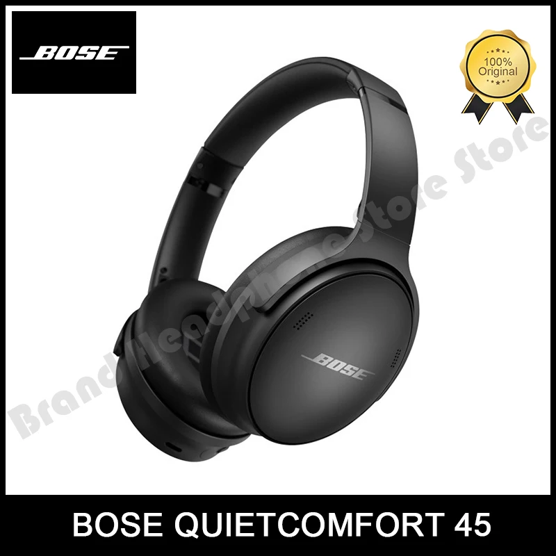 

Original Bose QuietComfort 45 Bluetooth Wireless Noise Cancelling Headphones Bass Headset Earphone With Mic Voice Assistant QC45