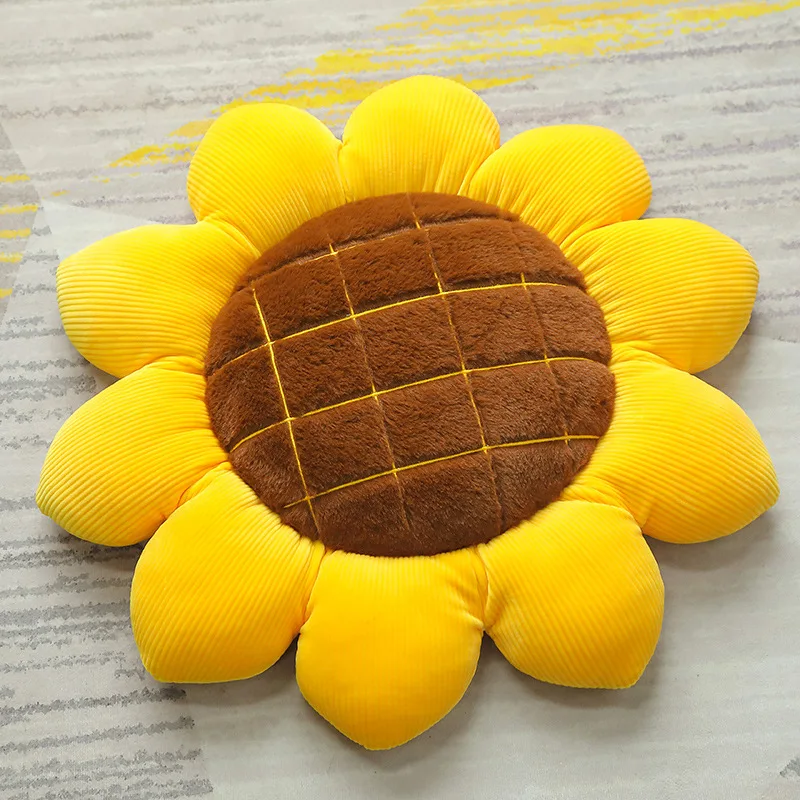 

Stuffed Plush Plants Seat Pillow Flower Cushion Sunflower Pillow Bay Window Pink Flower Setting Kids Bedroom Kawaii Room Decor