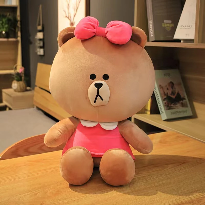 30Cm Kawaii Rilakkuma Couple Cartoon Character Plush Toy Soft Animal Cute Brown Bear Bunny Cony Stuffed Doll Birthday Nice Gift |