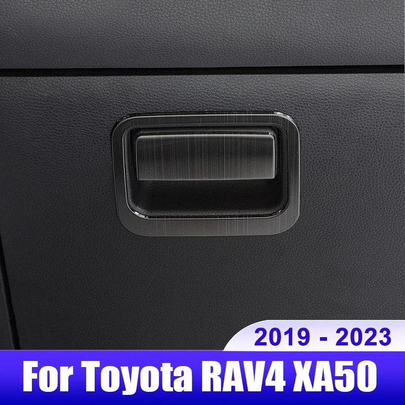 

For Toyota RAV4 2019 2020 2021 2022 2023 RAV 4 XA50 Hybrid Car Co-pilot Storage Box Handle Bowl Cover Decoration Accessories