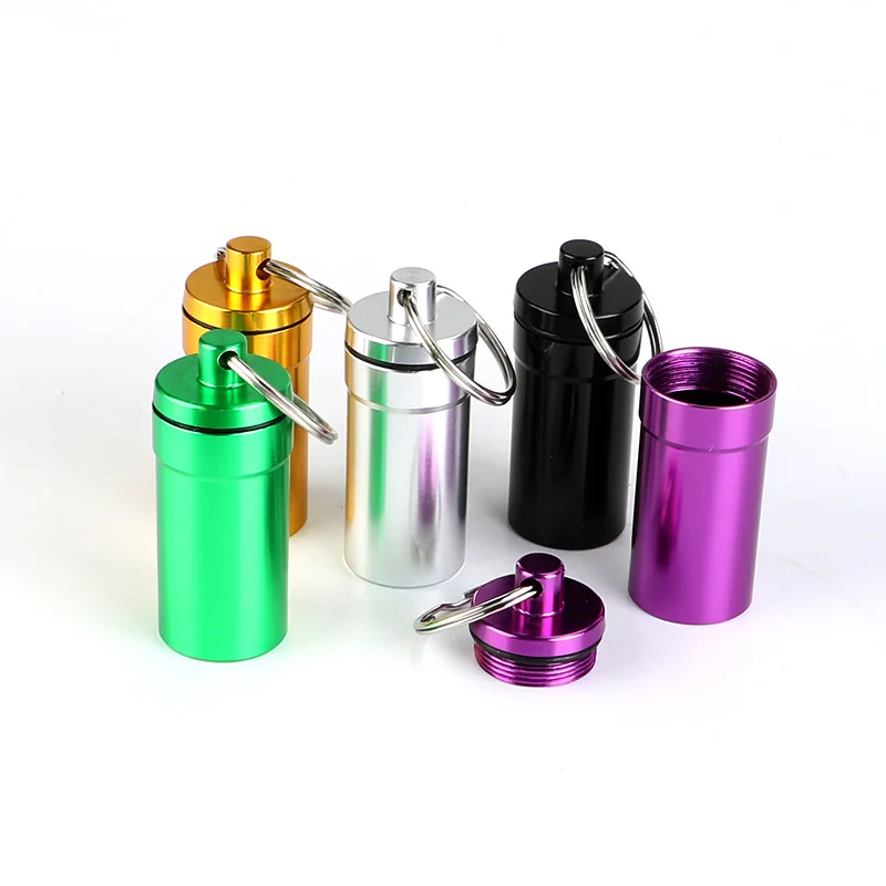 Чехол для таблеток аптечка держатель контейнер капсула брелок ключей