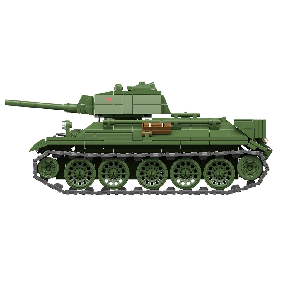 Вторая мировая война военные солдаты MOC оружие советский T34/76 средний танк сделай