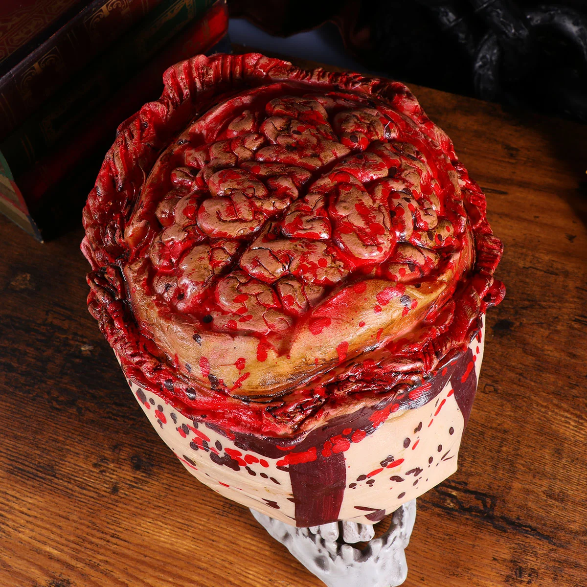 

Rubber Headgear Broken Body Parts Props Horror Haunted House Prop Party Decoration Supplies