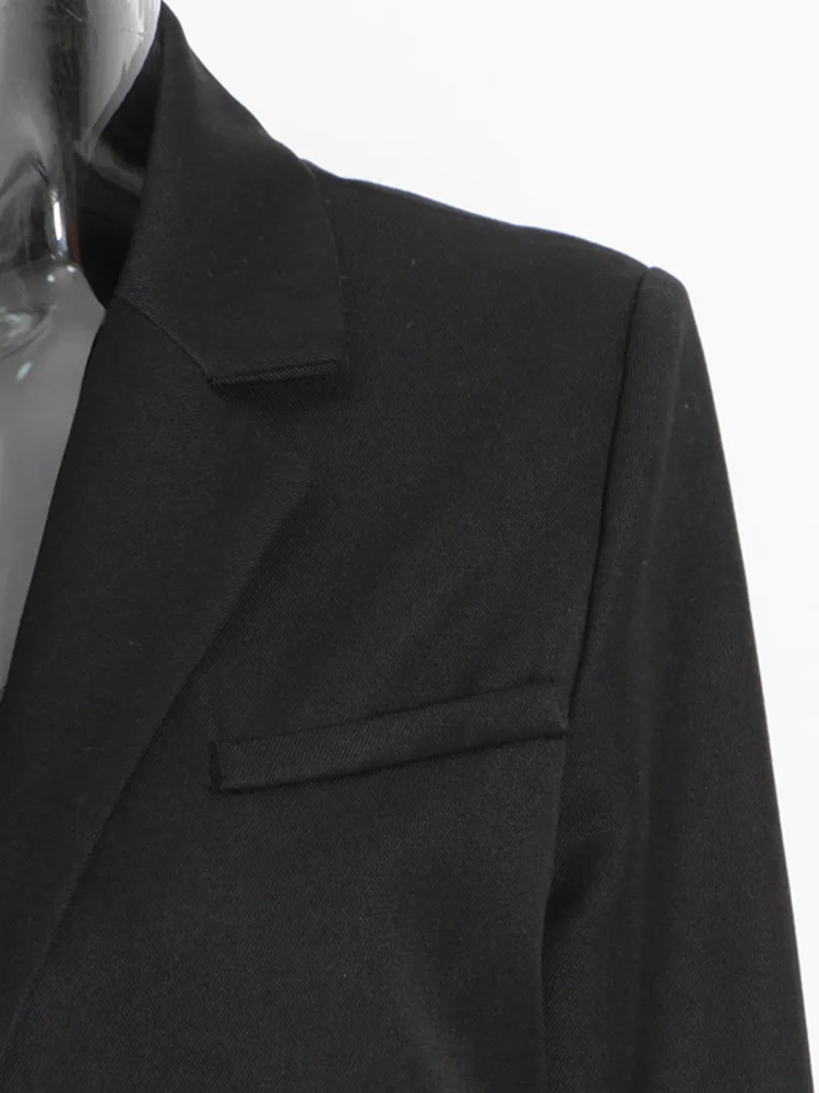 Женские блейзеры ZMEENNA с отложным воротником модные контрастных цветов в стиле