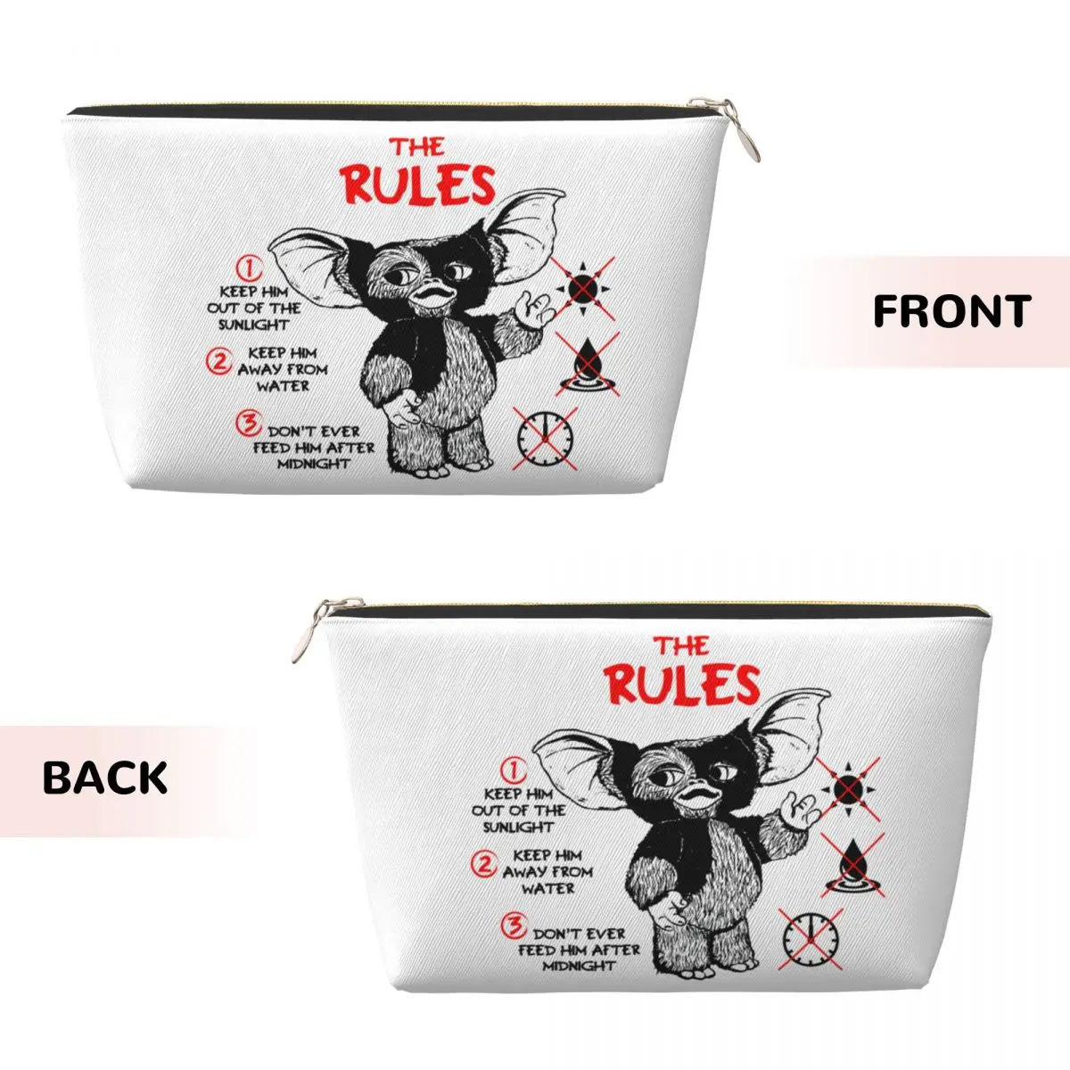 Индивидуальная дорожная косметичка Gremlins Gizmo для женщин Mogwai страшный макияж