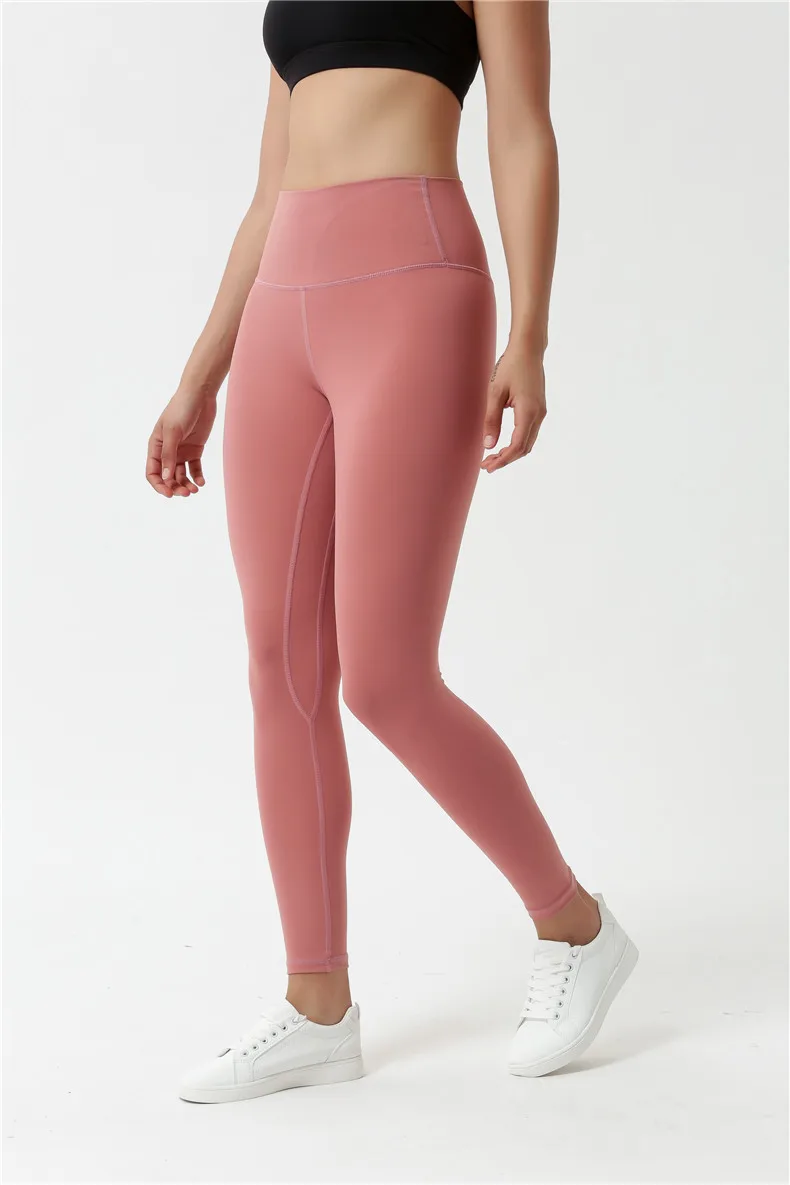 New European and American Yoga Pants women's hip lifting sports fitness pants high waist slim Yoga Fitness nine points