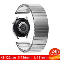 141618 20mm 22mm elastic stainless steel for samsung galaxy watch 3 45mm46mmactive2gear s3 bracelet for huawei watch band