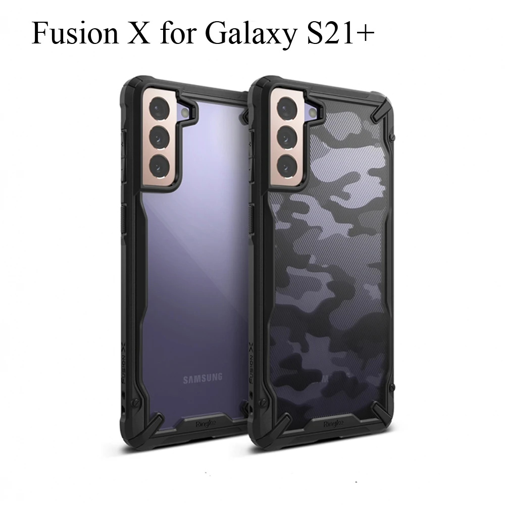 

Case for SAMSUNG Galaxy S21 Plus Fusion X Clear Hard PC Back Flexible TPU Frame for Galaxy S21+ 5G Cover