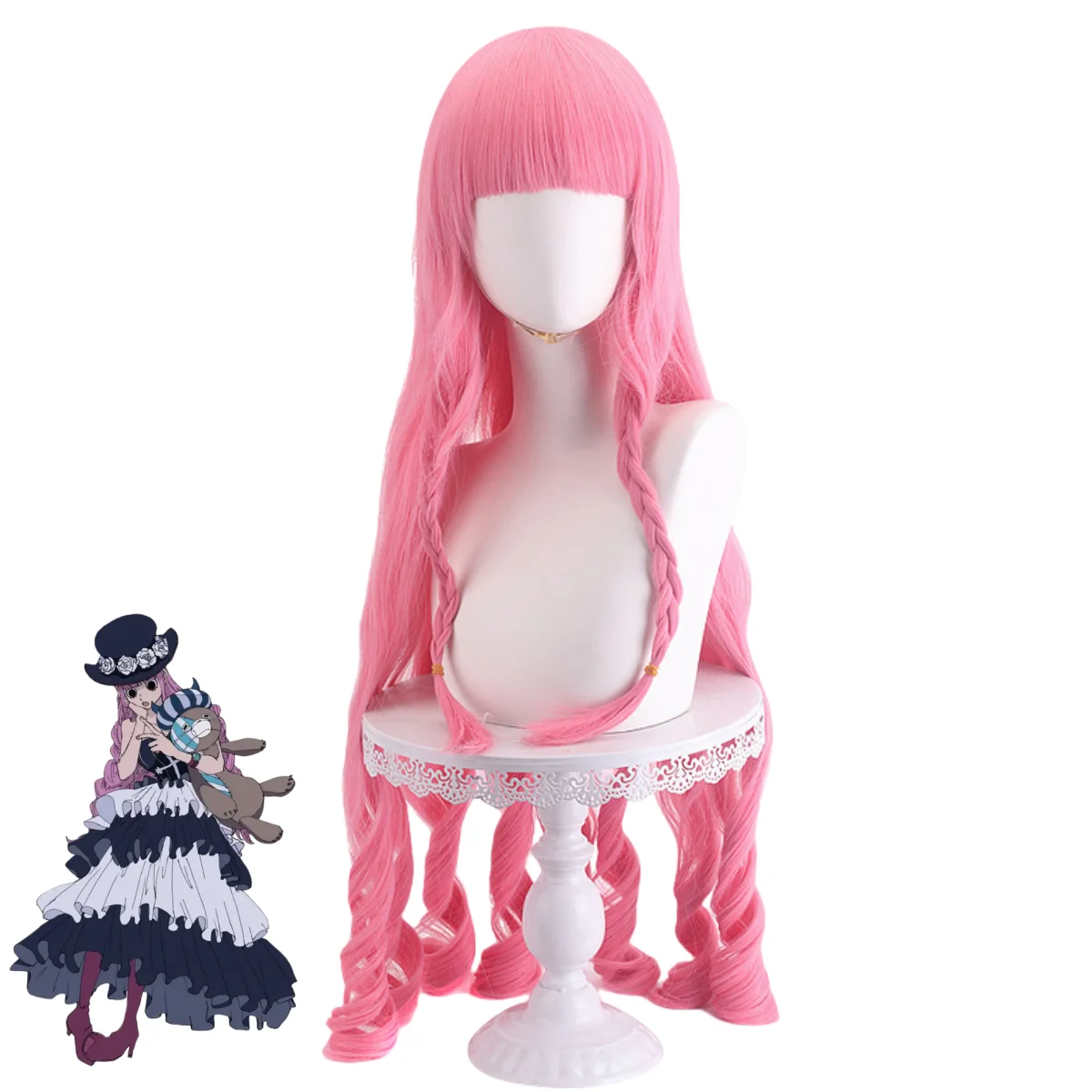 Костюм для косплея аниме Perona триллер барока шичибукай Черное вечернее платье