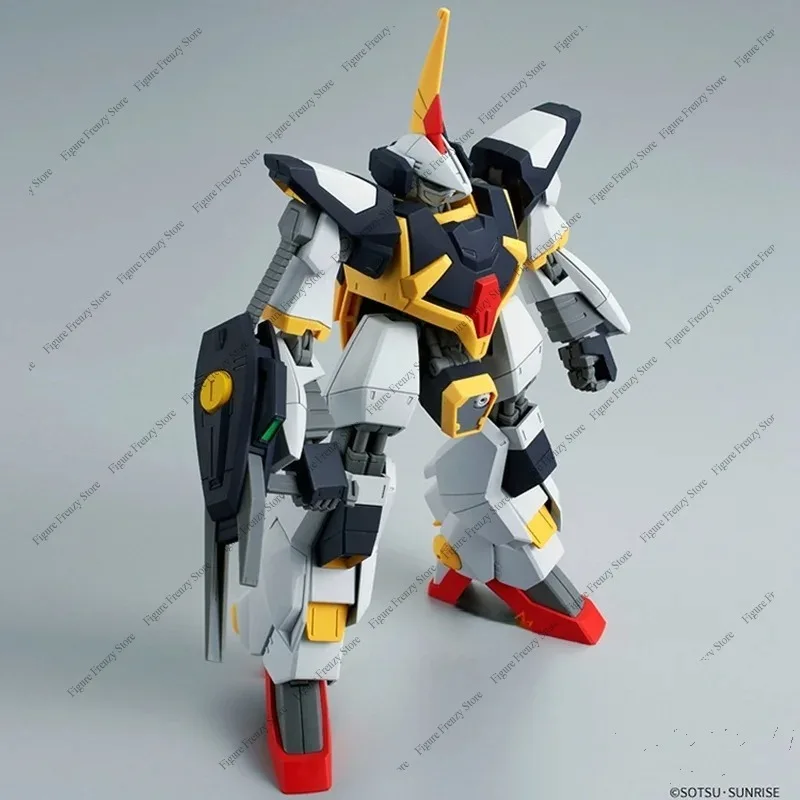 Фото Специальное предложение: Оригинальный конструктор Bandai Gundam, модель HG 1/144 Weiss Barzam, коллекционная фигурка Gunpla, игрушка для детей №5
