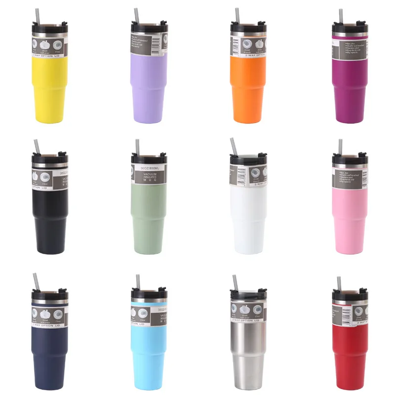 30oz Yetys Rambler Water Cups 20oz Stainless Steel Tumbler Coffee Mug With Magnetic Lid Car Thermos Bottle Thermocup Termos