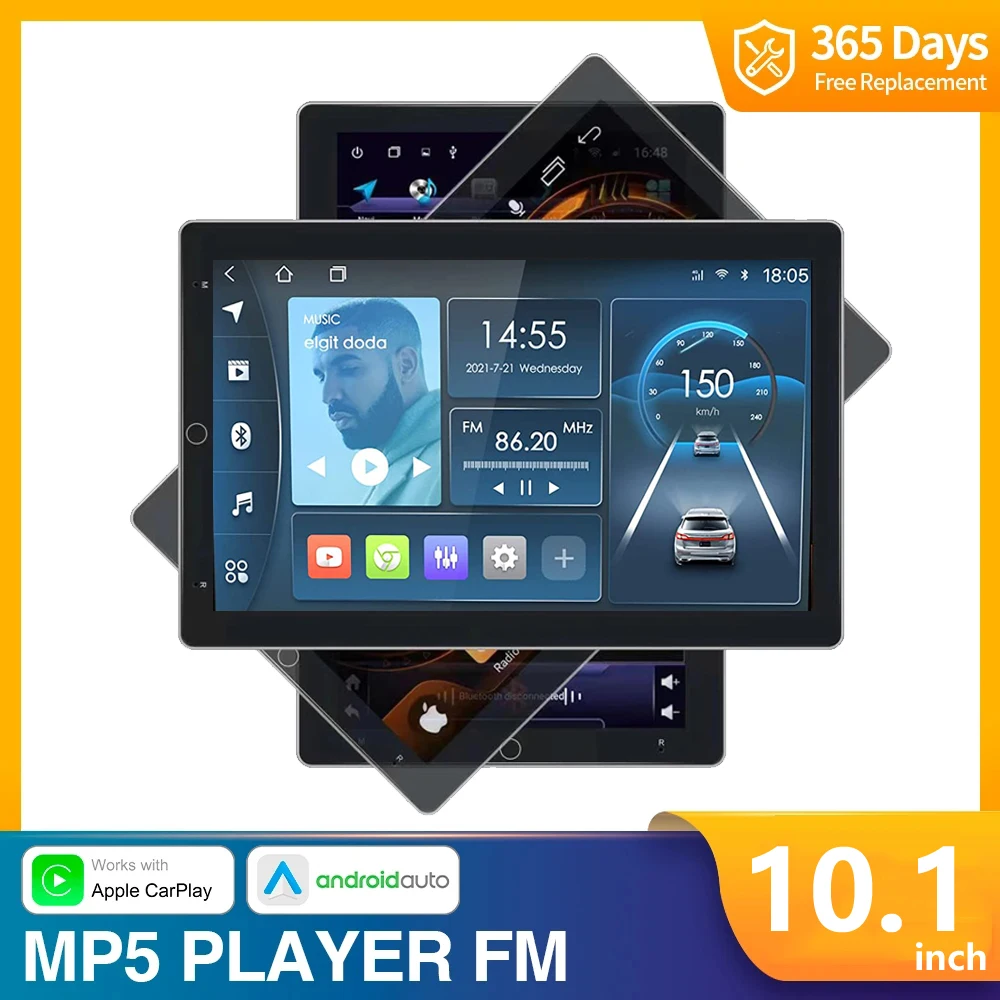 

Автомагнитола CarPlay, 2 Din, Android 12,0, с 10-дюймовым экраном