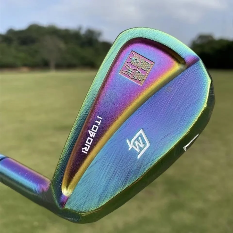 Мужские клюшки для гольфа ITOBORI Iron Set Rainbow Color 4 5 6 7 8 9 P со стальным/графитовым