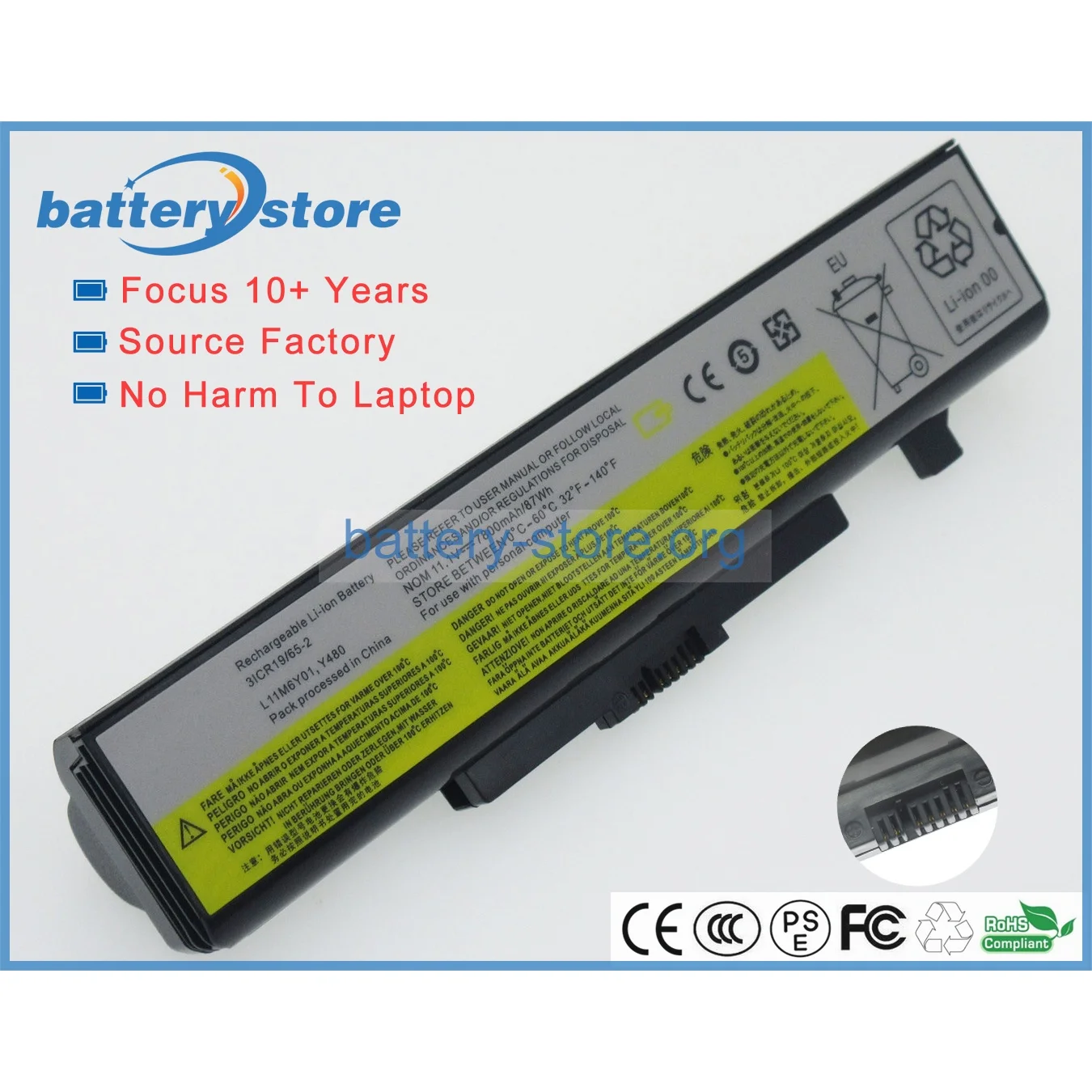 Замена батареи для портативных компьютеров L11L6F01 L11P6R01 45N1049 45N1042 L11M6Y01 L116Y01 45N1045 45N1051