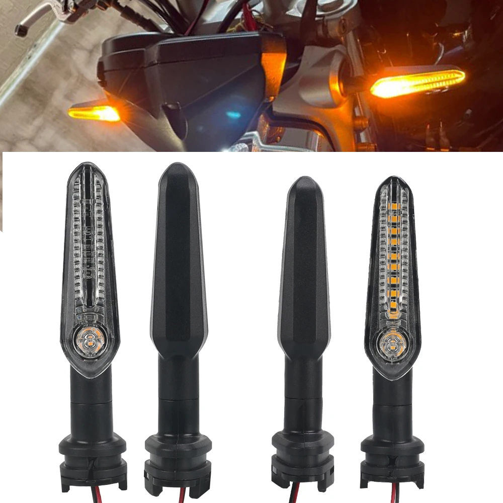 

LED Turn Signal Light Amber Blade Lamp Indicator Blinker For Yamaha T7 TENERE 700 2019 2020 2021 2022 2023 Flashing Super Bright