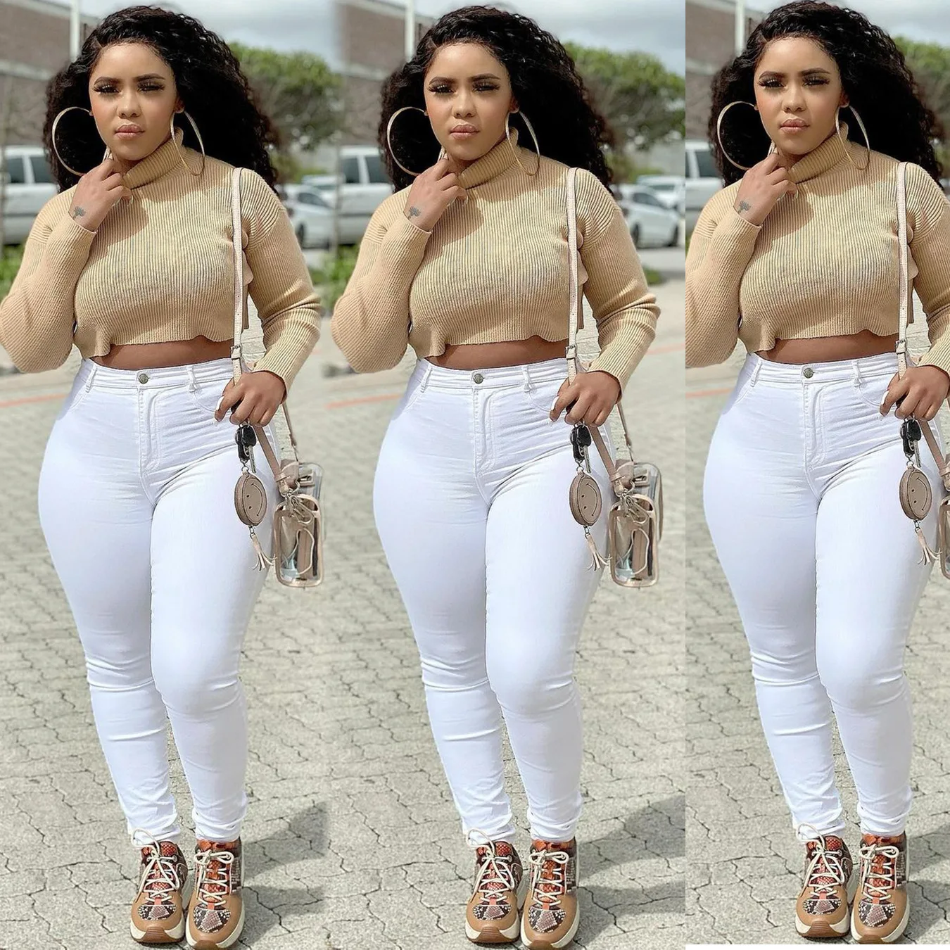 

Women Casual Jeans Fashion Washed Stretch Skinny Jeans Simple Solid Color Ladies Denim Pants Thin Pencil Pants