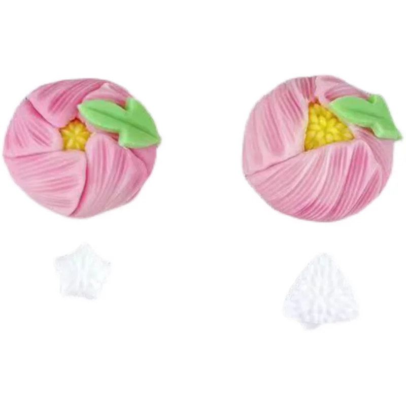 ity 2 szt. / wzory japońskich narzędzi Wagashi drewniana forma do kwiatów w sztyfcie