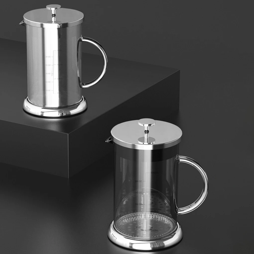 

Кофейник с французским прессом, чайник, аппарат для приготовления пищи, термос, изолированный стеклянный держатель, сосуд, офисный удобный ...