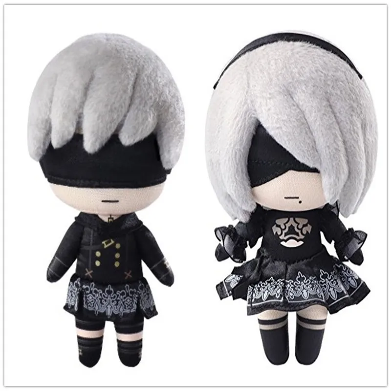 

23CM NieR:Automata SQUARE ENIX Anime 2B 9S Anime Game Movie Cartoon Toys Plush Toy Children Christmas Animal Cartoon Doll Gift