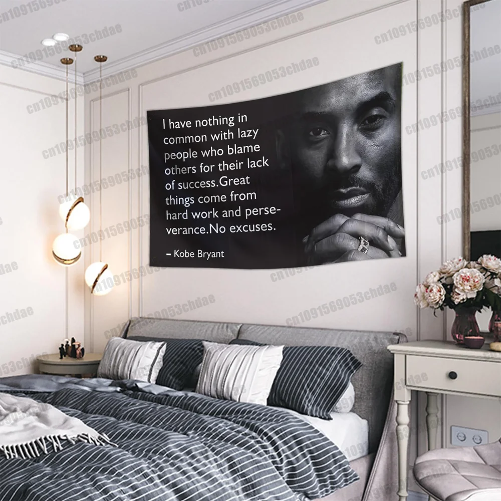 Баскетбольный игрок Greats Legends Коби Брайант 3d печать гобелен настенное украшение