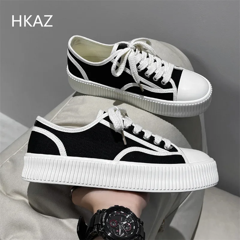 

Женские повседневные туфли на платформе с круглым носком, уличные Удобные Модные универсальные туфли с низким вырезом, весна-лето