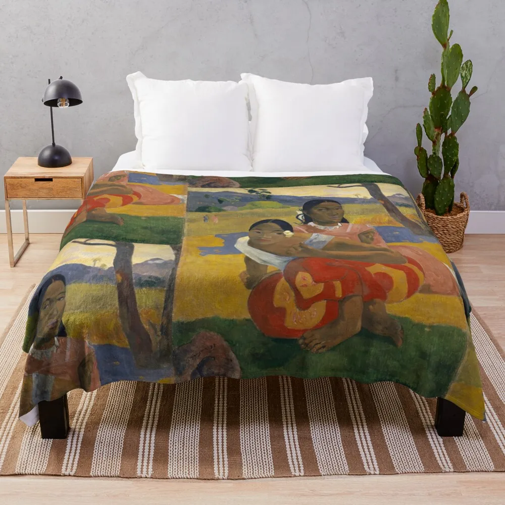 Одеяло Nafea Faa Ipoipo от Paul Gauguin свободное самое мягкое персонализированное