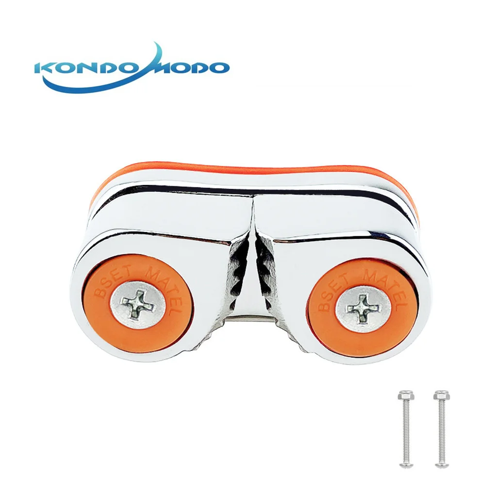 

SS 316 Cam Cleat Boat Fast Entry With Leading Rings Ball Bearing Rope Clamp Pilates Equipment Kayak Canoe Yacht Boat Accessories