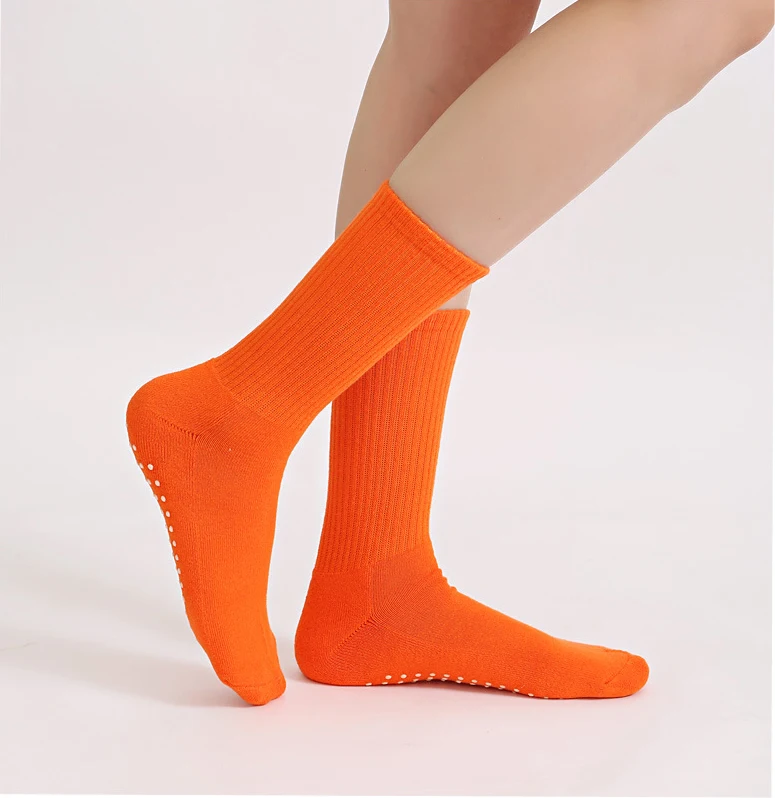 

Thickened Terry Cushion Floor Socks For Men's And Women's Summer Towel Yoga Socks Mid-Tube Solid Color Crew Assorted Colors Sock