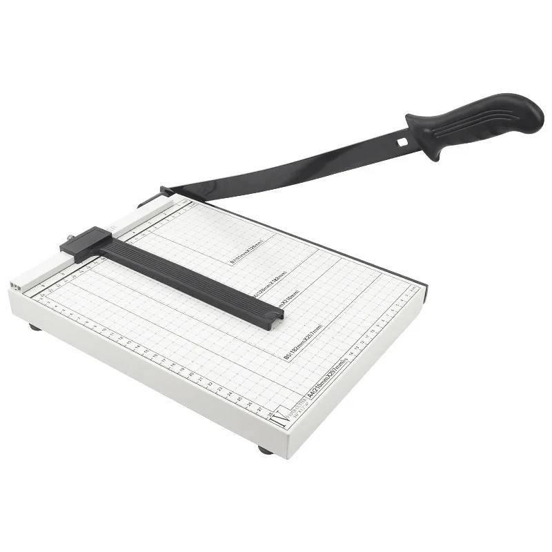 A4 paper cutter School home office photo PVC paper cutter guillet-type steel knife metal sole A5 cutter Practical security