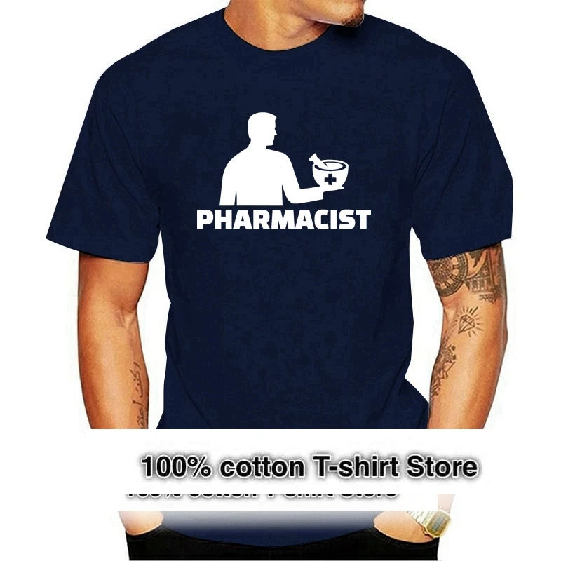 

Pharmacist T Shirt Personalized Short Sleeve Round Collar Male Crazy Humor Spring Autumn Leisure Shirt